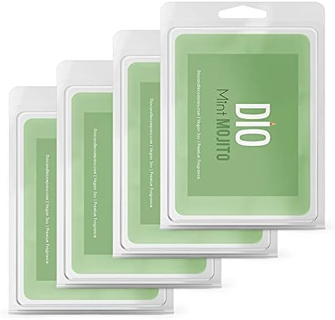 Mint Mojito Wax Melts (4 Pack) Summer Mint Lime and Rum Scented Soy