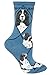 English Springer Spaniel Blue Ultra Lightweight Cotton Crew Socks - Made in USA