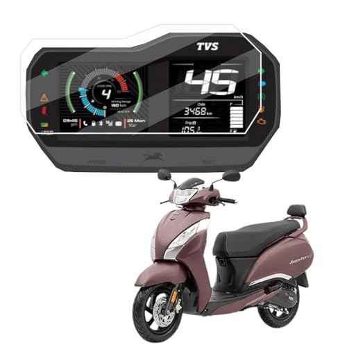 Image of Wisely Screen Guard For TVS JUPITER 125 SMARTXONNECT Scooter 2024 TFT Meter Display Protector, Easy Installation Kit, Hd Clear - Jupiter125 X Connect