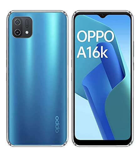 Image of COVERBLACK Rubber Back Cover for Oppo CPH2349 / A16k - Transparent
