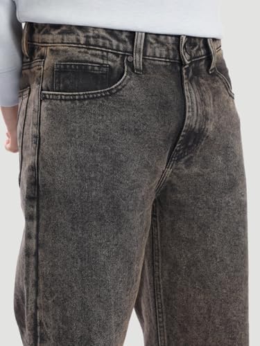 Image of BENE KLEED Men Heavy Fade Tinted Washed Effect Pure Cotton Jeans