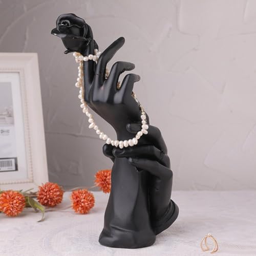 Support de main de bijoux et présentoir de bagues en mannequin
