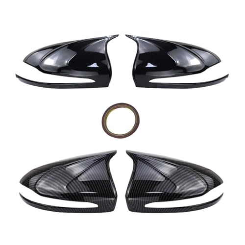 Coque de rétroviseur carbone pour protéger et masquer les rayures - 6
