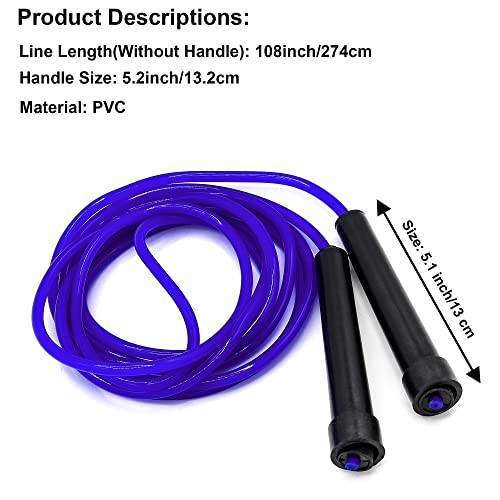 Skipping Rope Adult Fitness Jump Rope Gym Workouts & outdoor Training for Fat Burning Boxing, MMA & Interval Exercises Speed Fitness Weighted Skipping Ropes for Women & Men - Image 5