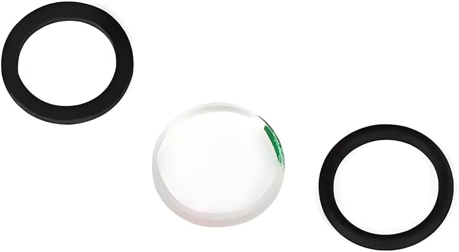 Peep Sights Lenses Diameter 5.2mm - Compound Bow Peep Sight Lens High Light Transmittance Material Resin or Glass (Glass, B)