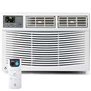 8000 BTU Window Air Conditioner with WiFi, Window AC Unit 110-115V Cools Up to 350 Sq. Ft., Energy Saving with Remote & App Control & Timer Function, Perfect for Small Rooms, Living Room, Office