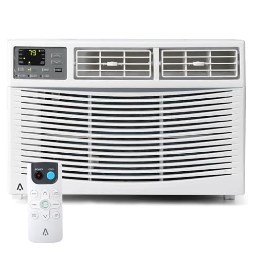 8000 BTU Window Air Conditioner with WiFi, Window AC Unit Cools Up to 350 Sq. Ft., Energy Saving with Remote & App Control & Timer Function, Perfect for Small Rooms, Living Room, Office