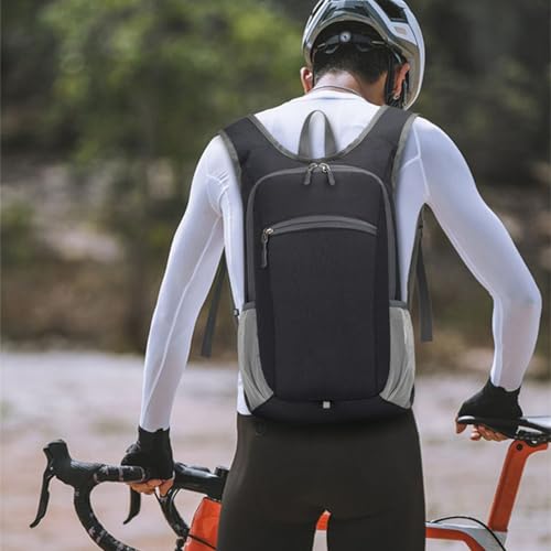 Mochila de viaje plegable con correas ajustables y diseño ultraligero compacto 2