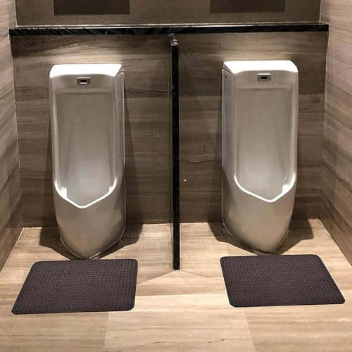 Zdaqian 小便器マット 男性用小便器マット、浴室の臭気除去小便器フロアパッド フロアパッド トイレ足元マット 滑り止め 吸水 小便器マット おしっこパッド 男性用トイレ用 商業スプラッシュマット 浴室床プロテクター ホテル 学校 会社用 (40*50