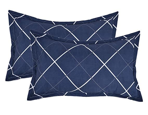 Image of Amazon Brand - Umi Super Soft Brushed Microfiber Cotton Pillow Covers, 2 Piece Pillow Covers(Not Pillow),Flange on Edges Pillow Covers 17X27(inches) 43X68(CM)