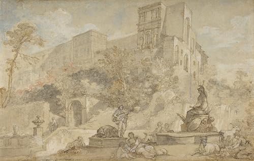 Image sur toile Fontaine Ofat de Charles Natoire pour une chambre élégante et calme