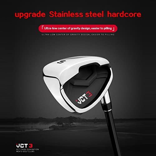Hierros-de-Golf-Cabeza-de-Acero-Inoxidable-Eje-de-Carbono-Hombres-Hierro-7-Hierro-5-Hierro-6-Hierro-8-Hierro-9-Hierro-PW-Hierro-SW-Adecuado-para-Jugadores-Principiantes-y-avanzados