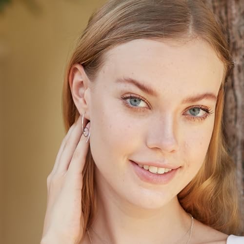 Boma Jewelry Sterling Silver Oval Spiral Pull Through Hoop Earrings4