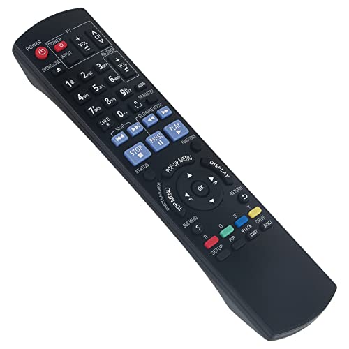 VINABTY N2QAYB000378 Remote Control Compatible with Panasonic Blu-Ray DVD/Disc Plyer DMP-BD601 DMP-BD605 DMP-BD60 DMP-BD80 DMP-BD45K DMP-BD60K DMP-BD65K DMP-BD70V DMP-BD75 DMP-BDT100 DMP-BD655 - Image 2
