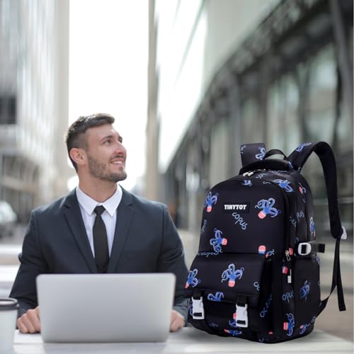 Image of Tinytot 30 Litre Japanese Korean Style School Bag Water-Resistant Laptop & Travel Backpack - Unisex Large 18 Inches Multipurpose Student Backpack for Boys & Girls, Men & Women