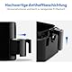 MEDION E40 XL Heißluftfritteuse (5,2 Liter, Airfryer, 2.150 Watt, 9 Automatikprogramme, Backfunktion, ölfreies Frittieren, Touch Bedienfeld, LED Anzeige) schwarz