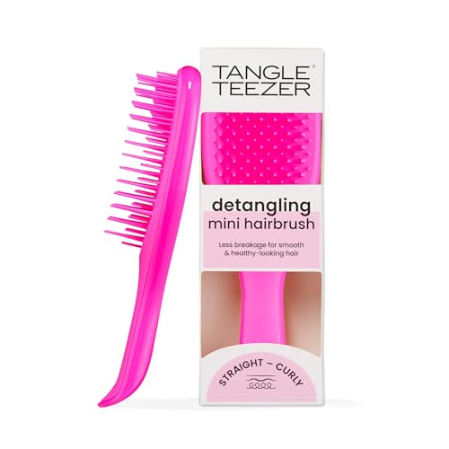 Tangle Teezer Ultimate Detangler Klein– Für Nasses & Trockenes Haar – Entwirrungsbürste für Alle Haartypen – Perfekte Haarbürste für Kinder & auf Reisen – Rosa