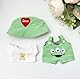 JurciCat Niedliche Mini Plüsch Puppen Kleidung Bekleidung Für 17cm Plüsch Für Kuscheltier Kleidung Pullover Hoodie Bekleidung DIY Kinder Geschenke(Puppen Nicht enthalten)