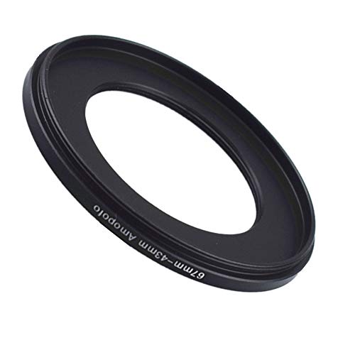Image of 67mm to 43mm /67mm-43mm Step-Down Ring Filter Adapter for All Brands UV,ND,CPL,Metal Step-Down Ring Adapter