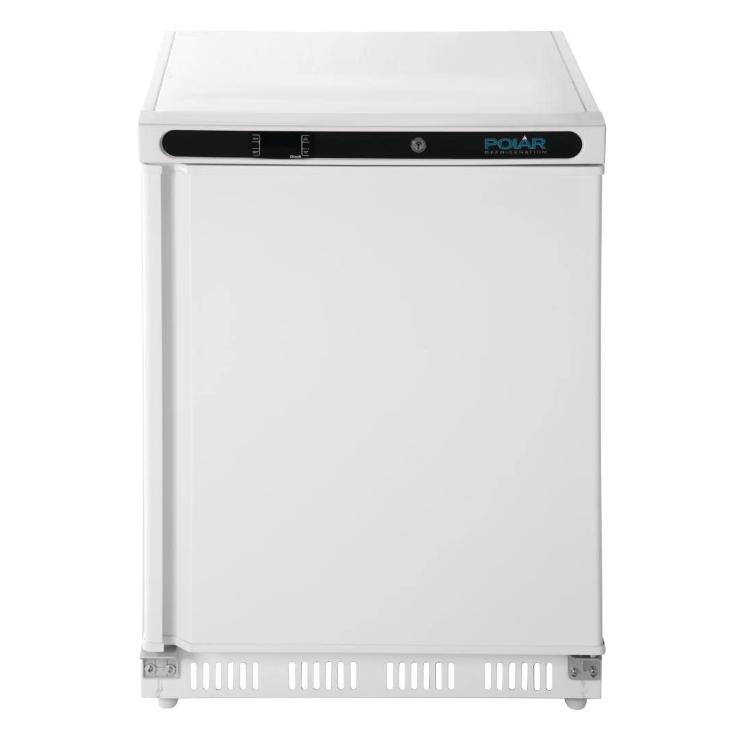 Polar debajo del congelador comercial blanco 140L LED Display Catering