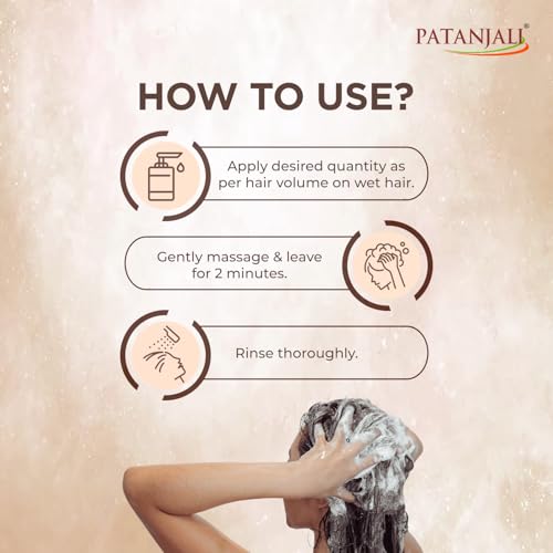 Patanjali Kesh Kanti Natural Shampoo 450ml, Herbal Hair Cleanser for Dandruff Control (Pack of 2) 2 419s2YEB2WL. SL500