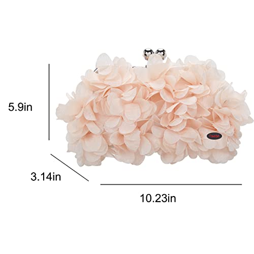 Fawziya Floral Cutch Purses For Women Evening Bags And Clutches-Champagne #TOP1