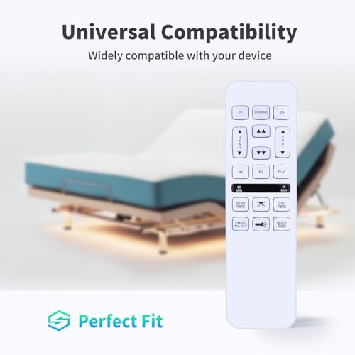 Snrigw Universal Replacement Remote for Mlily/Bedtech/Richmat/Mattress Firm/iDealBed HJH55,600 or 3000 Control Box,HJC18,Custom Comfort Adjustable Bed Base by Snrigw - Used condition - Image 5