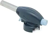 LYOR - Maçarico Culinário Portátil de Aço Inox Azul 17cm x 6,5cm x 5cm