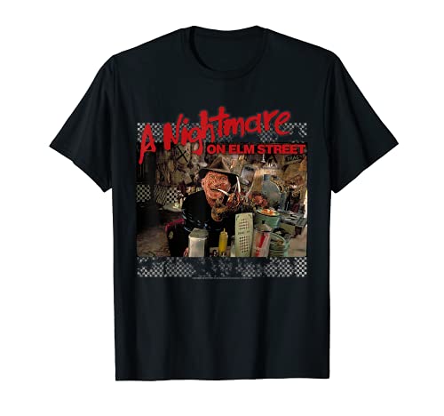 Una pesadilla en Elm Street Freddy Bloody Bloques Camiseta