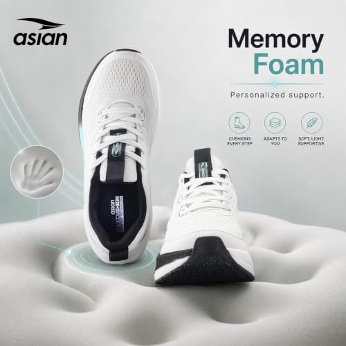 Image of ASIAN Hypercushion Carbon-13 Men's Running Shoes | Lightweight Memory Foam Shoes with Breathable Mesh Upper