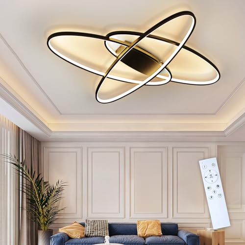 Mursche Deckenlampe LED Deckenleuchte Wohnzimmer - 85cm Wohnzimmerlampe...