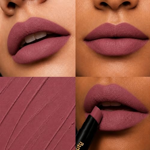 Image of BAKED BEAUTY Super Matte Lip Cream Crayon Pack of 3 Lipstick for Women | Long-Lasting 8 Hours Stay Non Transfer Retractable | Smudge Proof & Waterproof Lipstick Enriched with Jojoba Oil & Vitamin E 7.5g Forget Me Not