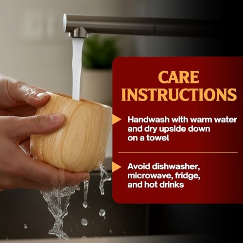 Oaksip The Original Wooden Bourbon Drinking Glass Bourbon Gifts for Men | Finished Wooden Old Fashioned Glass | Great Whiskey Gifts for Men, Dad, or Brother (2 Pack) (2 Pack)