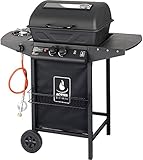 🔥 GRILLROSTE - Der mitgelieferte Grillroste und der Warmhalterost sind emailliert und bieten eine Menge Platz für ihr Grillgut.