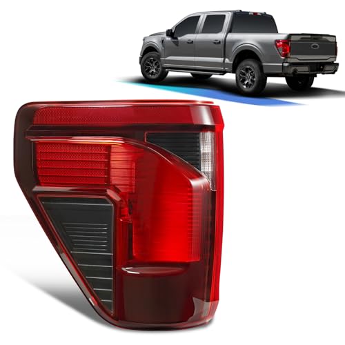 ZSBMP Tail lights Compatible with 2024 2025 Ford F150 Super Duty w/Blind Spot Halogen Rear Light Taillight Rear Brake Lamp Signal Assembly (Left Driver Side)