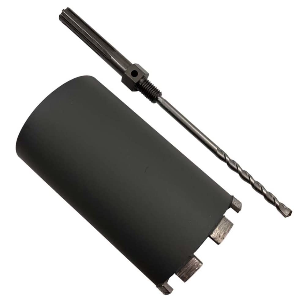 6-1/2" Dry/Wet Multipurpose Core Bit for Masonry, Concrete, and Natural Stone, 6" Drilling Depth, SDS Max Pilot Bit Adapter with 5/8"-11 Arbor