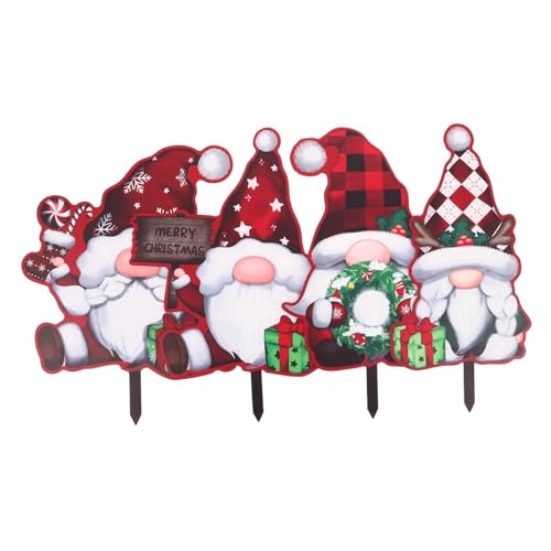 Piquets de jardin de Noël en PVC robustes contre le vent d'hiver - 2
