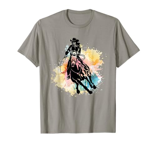 Westernreiter Damen Cowgirl Pferdefrau Pferd Westernreiten T-Shirt
