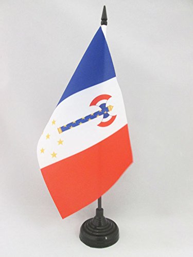 Drapeau de Table France Régime de Vichy, 21cm x 14cm