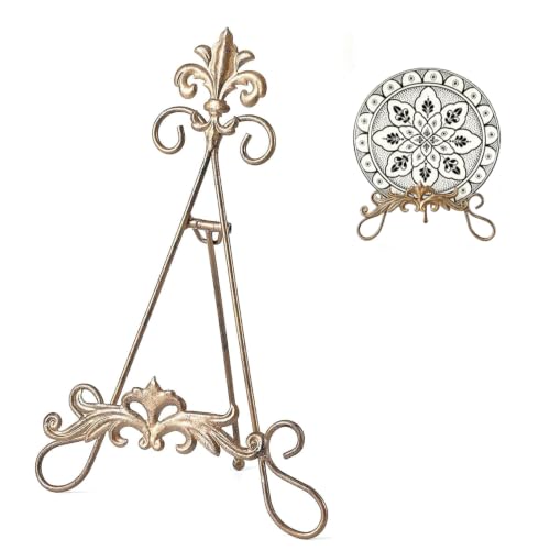 Fleur-de-Lis Metal Easel