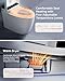 Smart Toilet,One Piece Bidet Toilet for Bathroom with Auto Open & Close Lid and Seat,Warm Water and Dry,Heated Seat,Foot Sensor and Night Light, Auto Flush