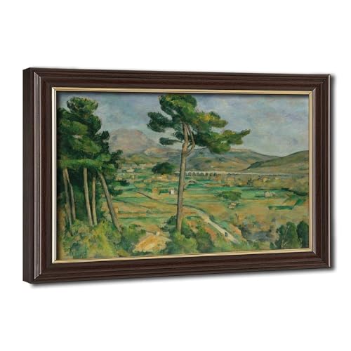 Toile Mont Sainte-Victoire Cézanne | Tableau décoration murale viaduc