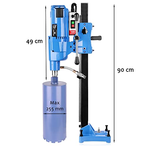Boormachine met krachtige motor 4250 W - kernboormachine max. 580 rpm - boordiameter max. FI 255 mm - kernboor STAKO ST255_S - kernboormachines voor gebruik met diamantboor - Afbeelding 6