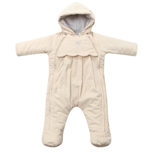 Richie House Babie's Jumpsuit with Hood RH0764-6M Beige