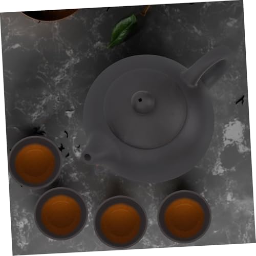 Juego de té de arcilla Kung Fu con servicio delicado para hogar y reuniones 5