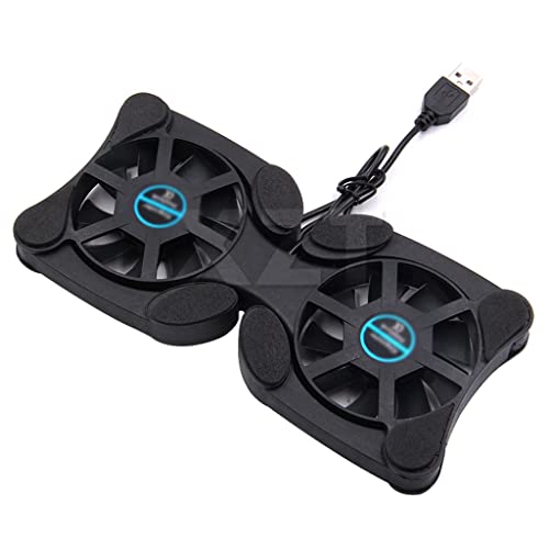 Base plegable para laptop con ventilador para 7-15 pulgadas miniatura 1