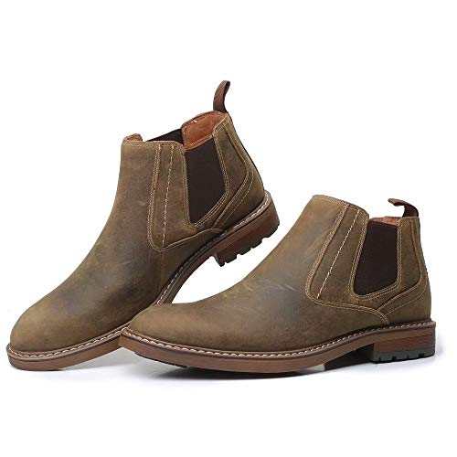 Image of Arkbird Chelsea Boots for Men Genuine Leather Oxford Casual and Formal Ankle Dress Boot