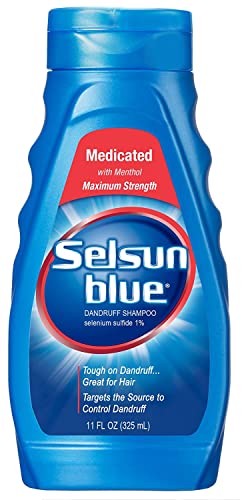 Selsun Blue Medicated Dandruff Shampoo 11 Fl Oz Bottles (Pack of 3)