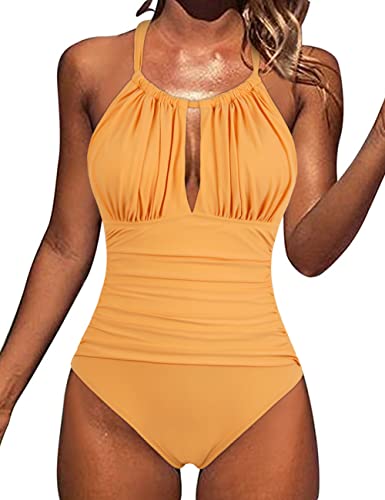 Maillot de bain une pièce drapé femme gainant et confortable
