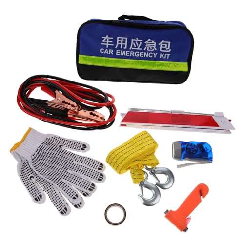 POPETPOP Kit Urgence Voiture Multifonctionnels Pour Dépannage Routier Avec Outils Durables De Sécurité Et Assistance Véhicule